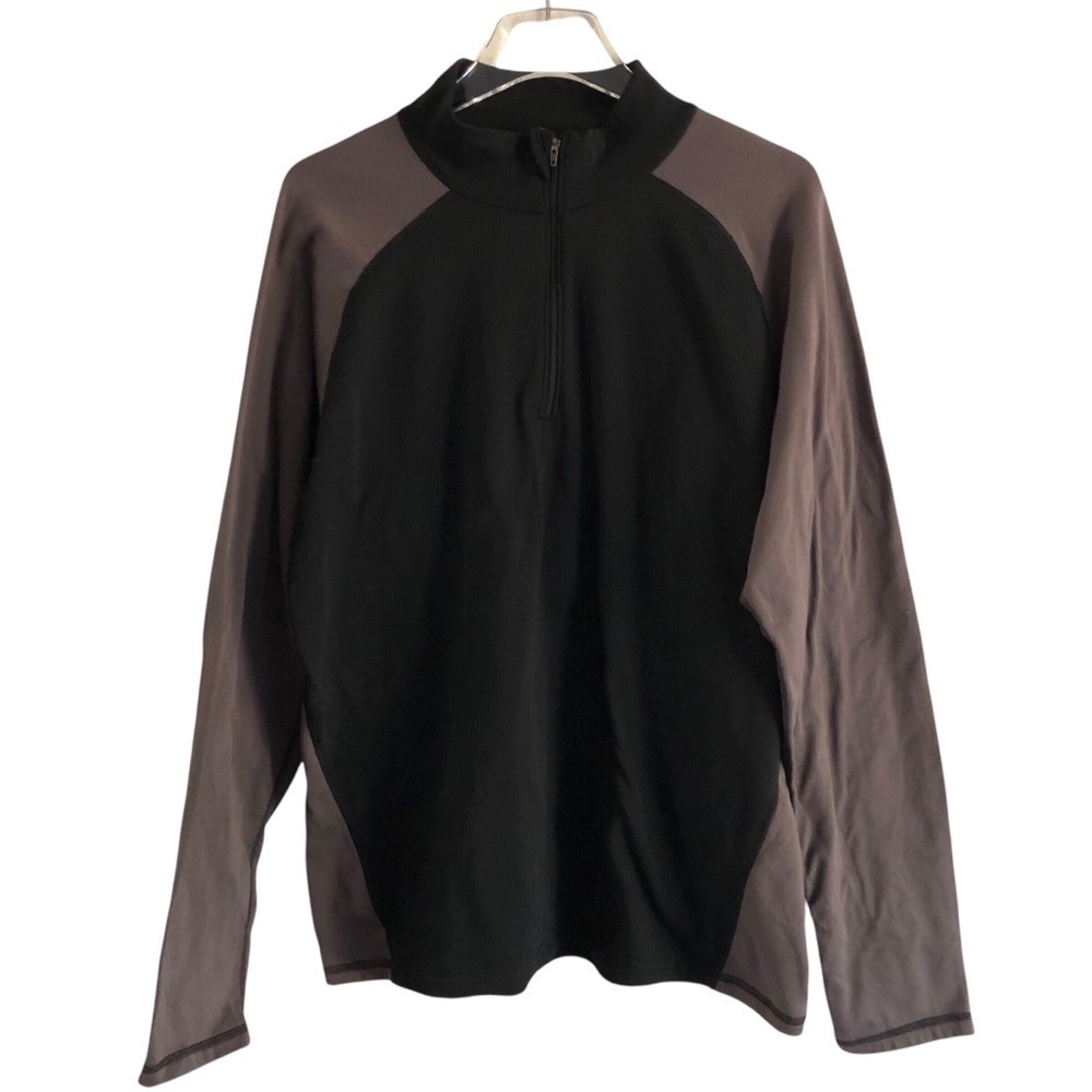 Marmot Mens Quarter Zip Long Sleeve Black Size XL